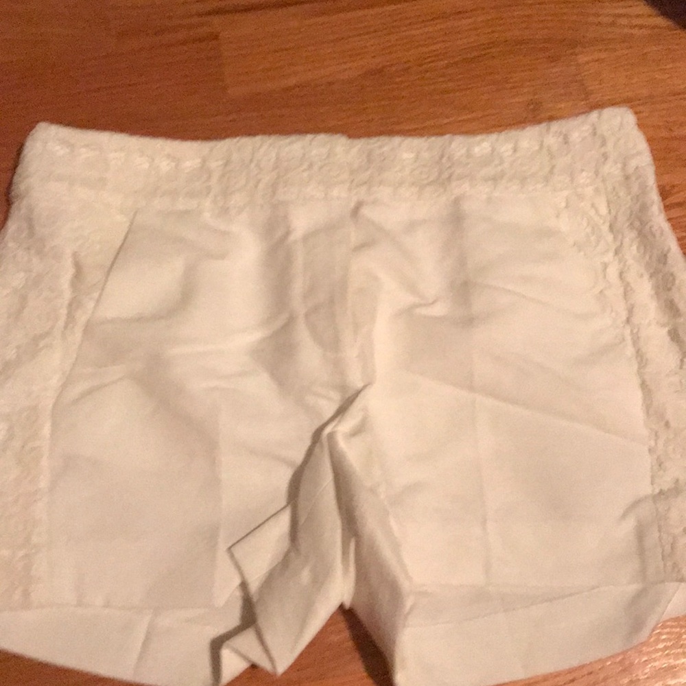 Loft Lace and Linen Shorts